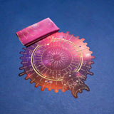 Table Set - Astros Pink Americano Impermeável + Guardanapo em Linho misto - Collab Astrolink